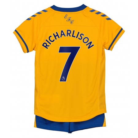 Billiga Fotbollströjor Everton Richarlison 7 Barn Borta tröja 2020/21 Kortärmad